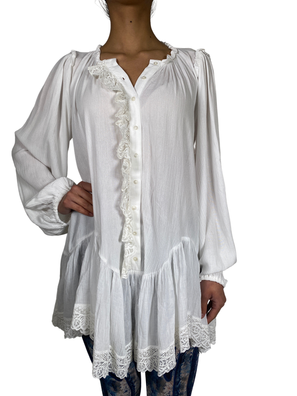 Blusón Blanco Oversize