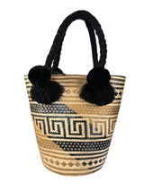 Bolso Makuira Negro y Dorado