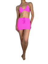 Set Bikini Y Falda Crochet