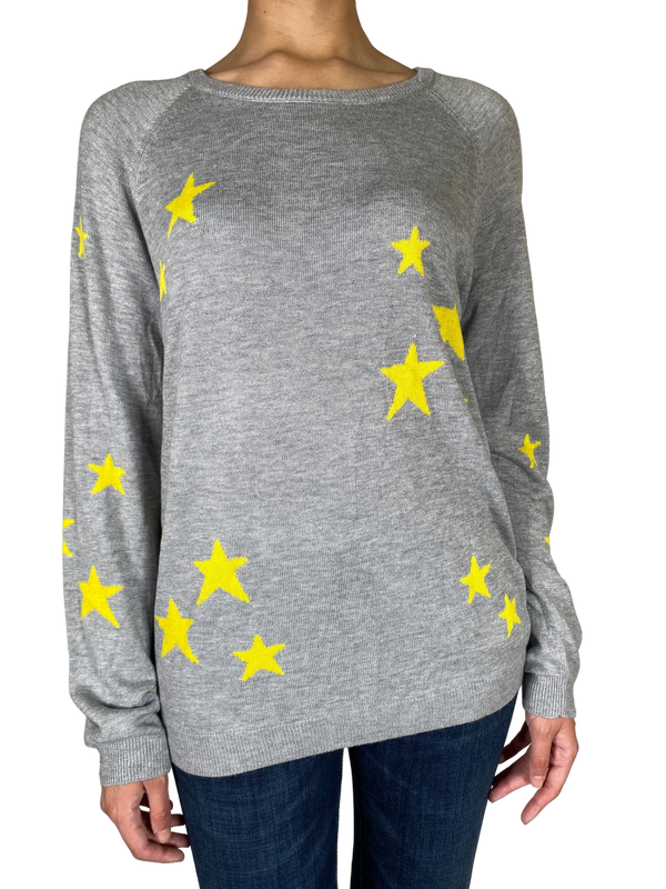 Sweater Gris Estrellas