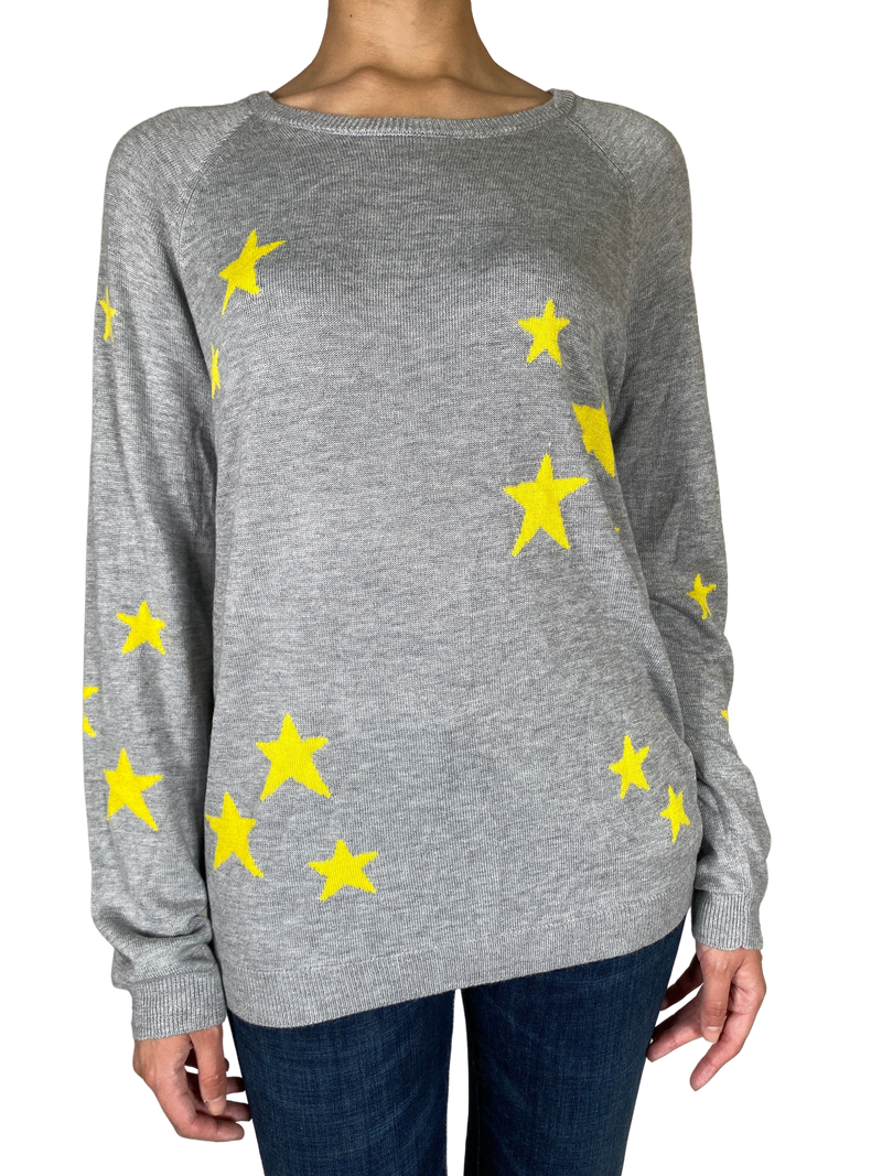 Sweater Gris Estrellas