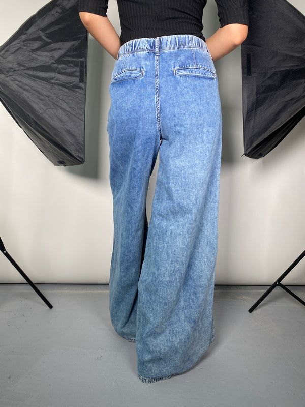 Pantalón Palazzo Denim