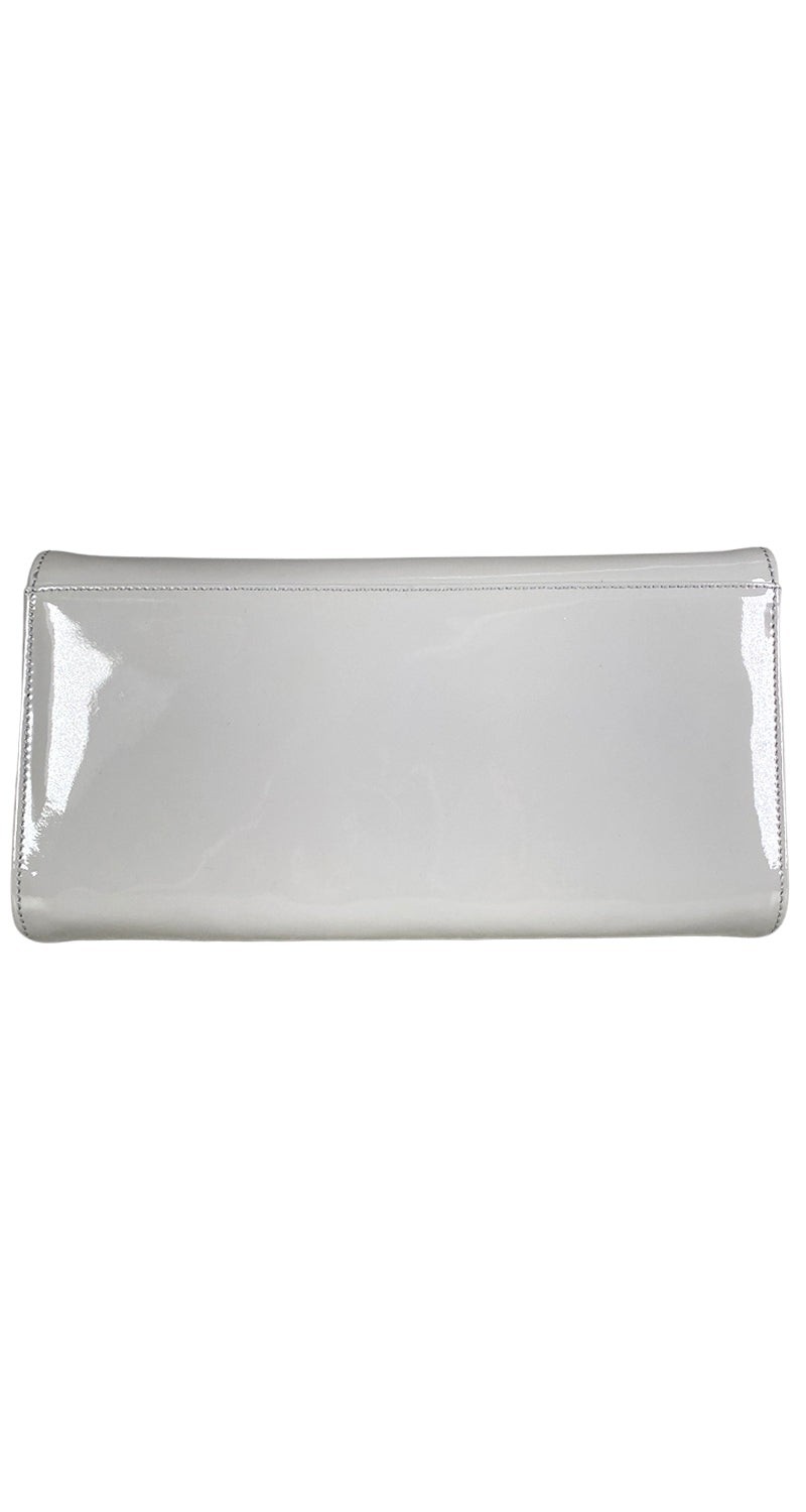 Cartera Charol Gris