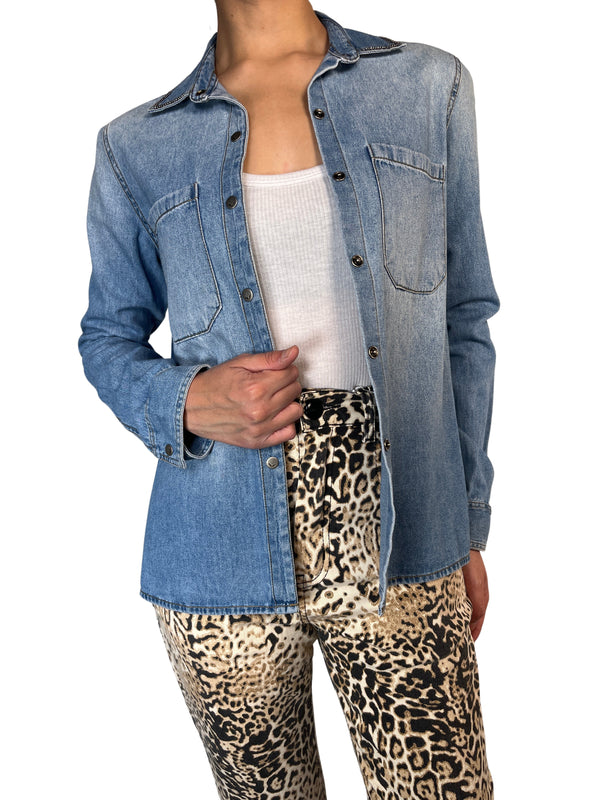 Sobrecamisa Block Bambo Denim