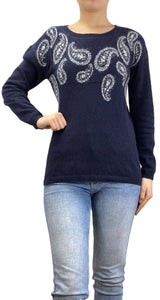 Sweater Azul Paisley