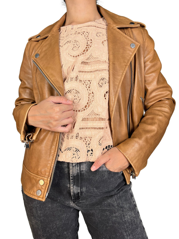 Chaqueta Cuero Biker