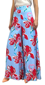 Pantalón Azul Flores