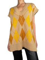 Sweater Tejido Sin Mangas