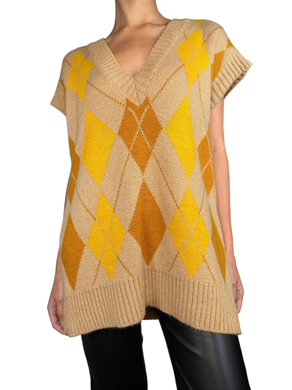 Sweater Tejido Sin Mangas