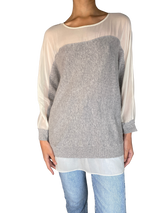 Blusa  Lana Gris