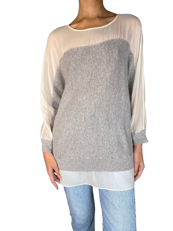 Blusa  Lana Gris