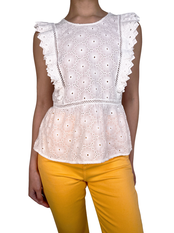 Blusa Broderie
