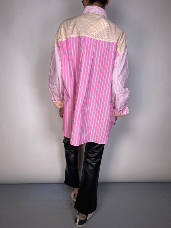 Blusa Rayas Oversize