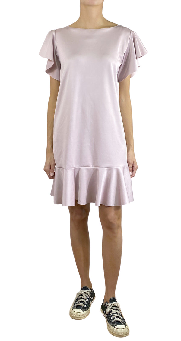 Vestido Rosado Satinado