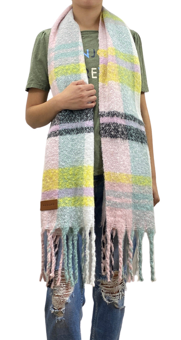 Bufanda Cuadros Multicolor