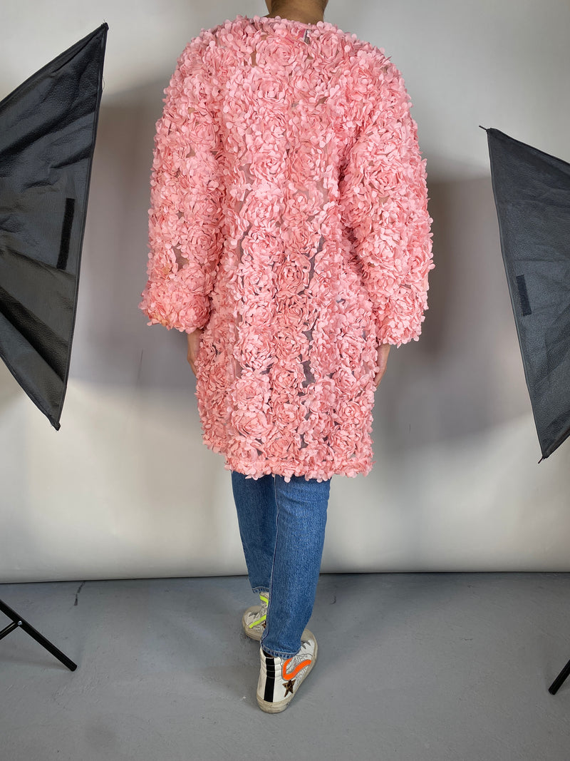 Chaqueta Flores de Relieve