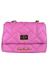 Bandolera Rosa Chicle Cuero