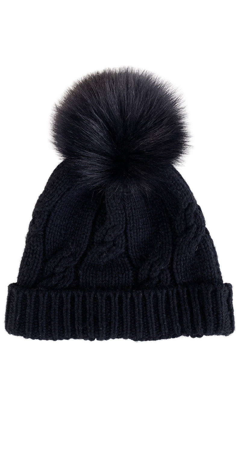 Gorro de Lana con Pompon
