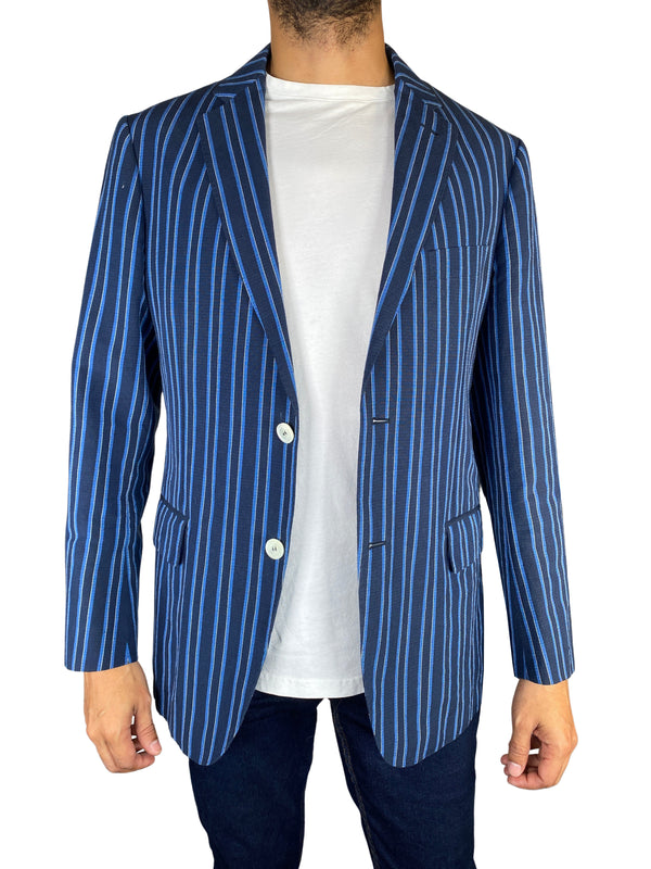 Blazer Azul Rayas