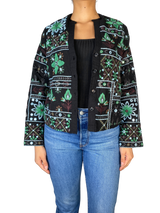 Chaqueta Bordada Espejos