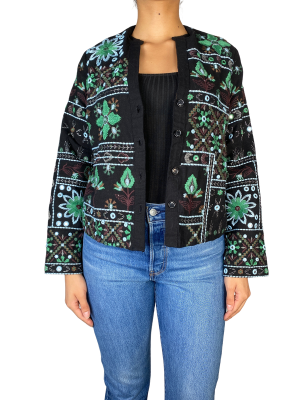 Chaqueta Bordada Espejos