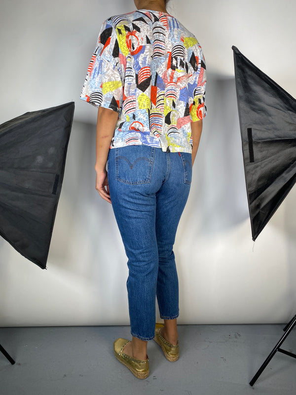 Polera Estampada Multicolor