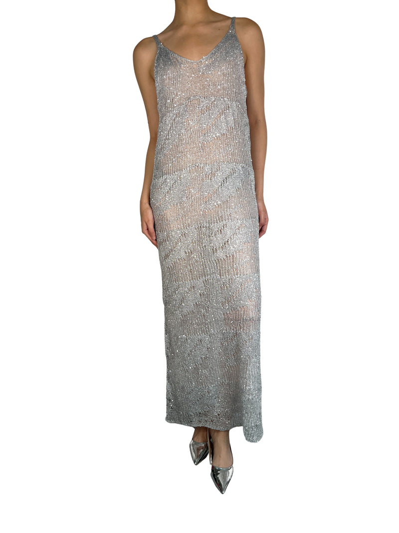 Vestido Silver Lentejuelas