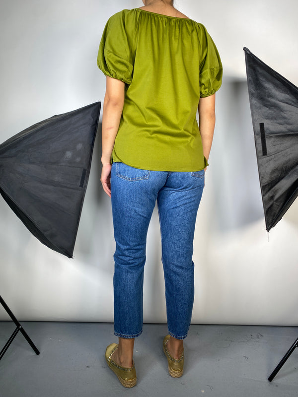 Blusa Mangas Globo