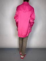 Sobrecamisa Fucsia Satinada