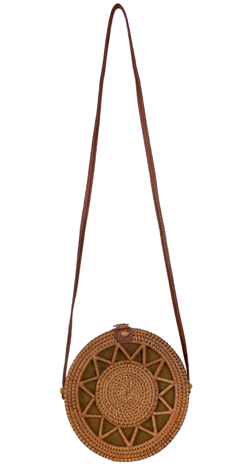Bandolera Mimbre Café