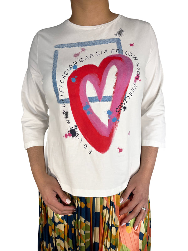 Polera Corazón PLUS SIZE