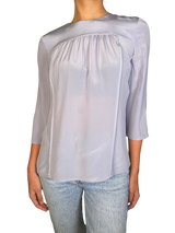 Blusa Seda Gris