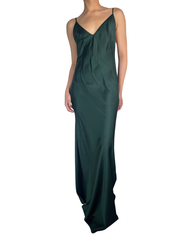 Vestido Verde Petróleo