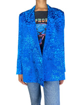Blazer Jacquard Azul