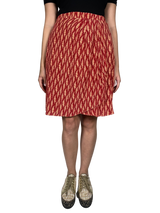 Falda Roja Estampada