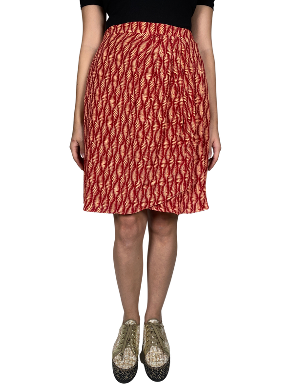 Falda Roja Estampada