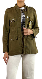 Chaqueta Denim Verde