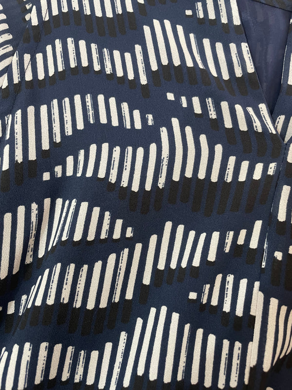 Vestido Azul Estampado