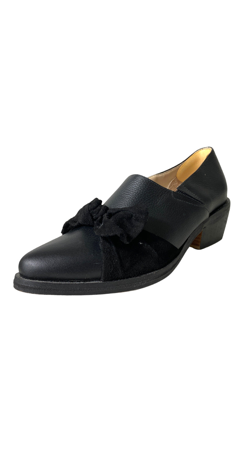 Zapato Negro Cuero