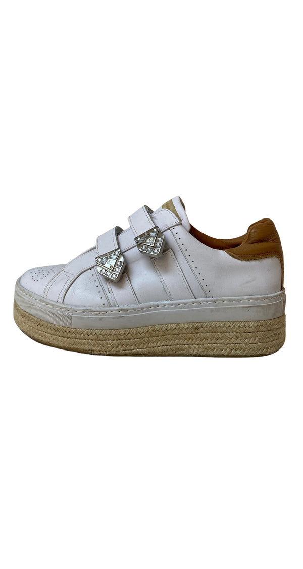 Zapatillas Blancas Velcro