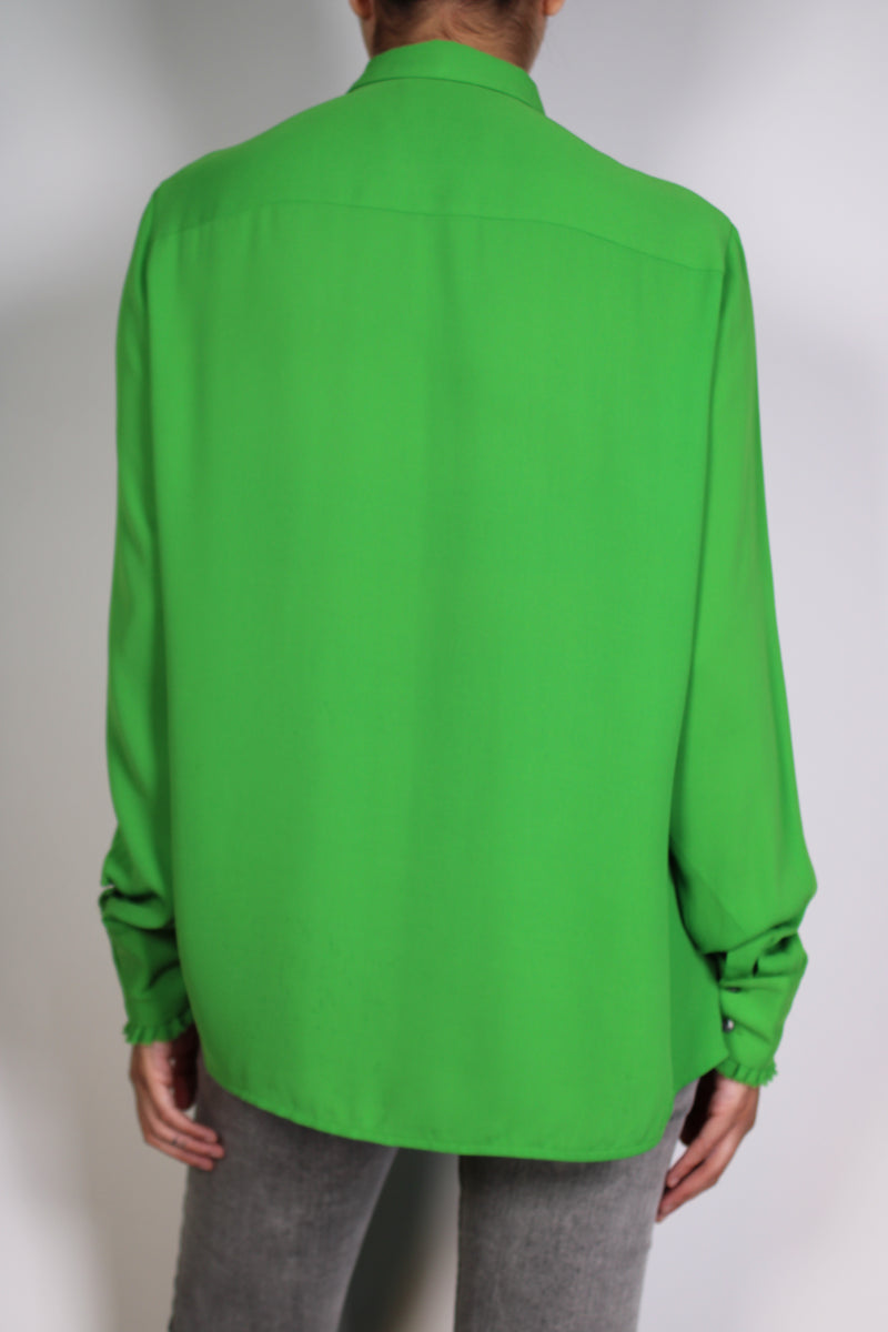 Blusa Verde Ruffle