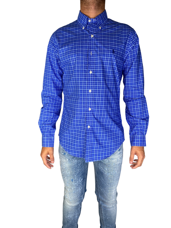 Camisa Azul Cuadro