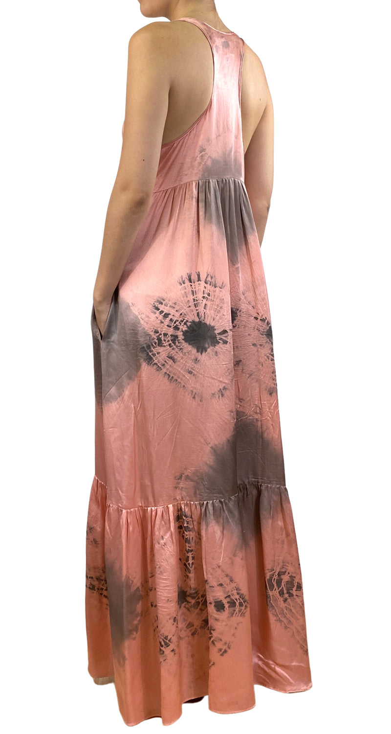 Vestido Seda Tie Dye