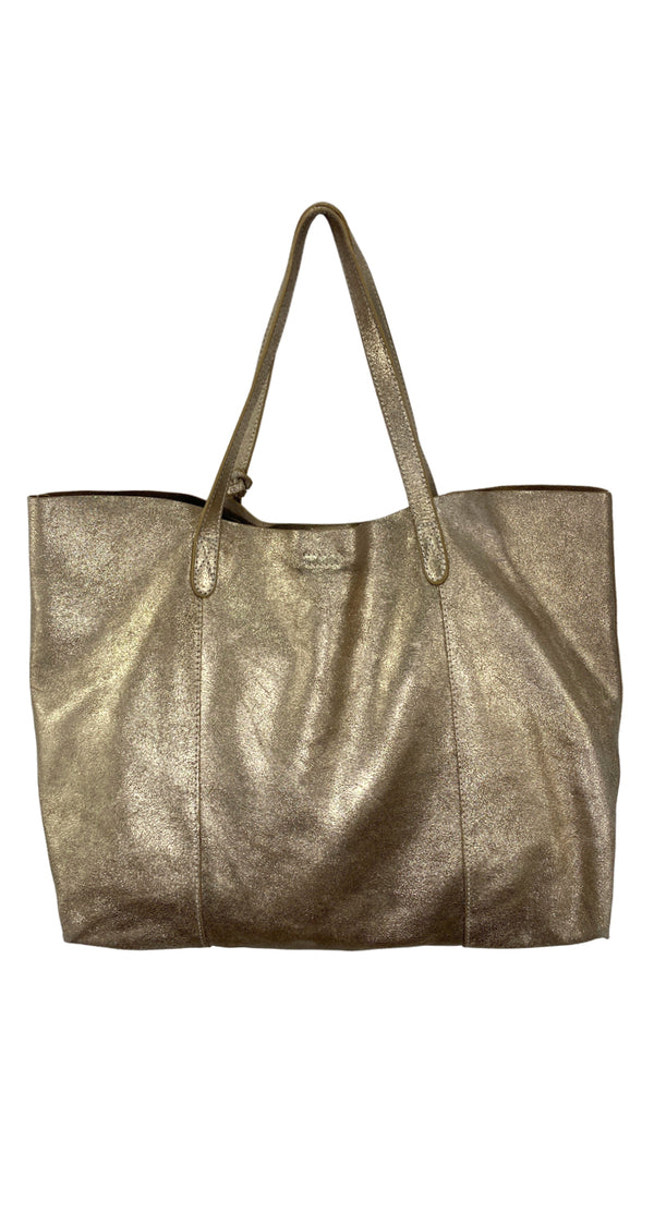 Bolso Dorado Cuero
