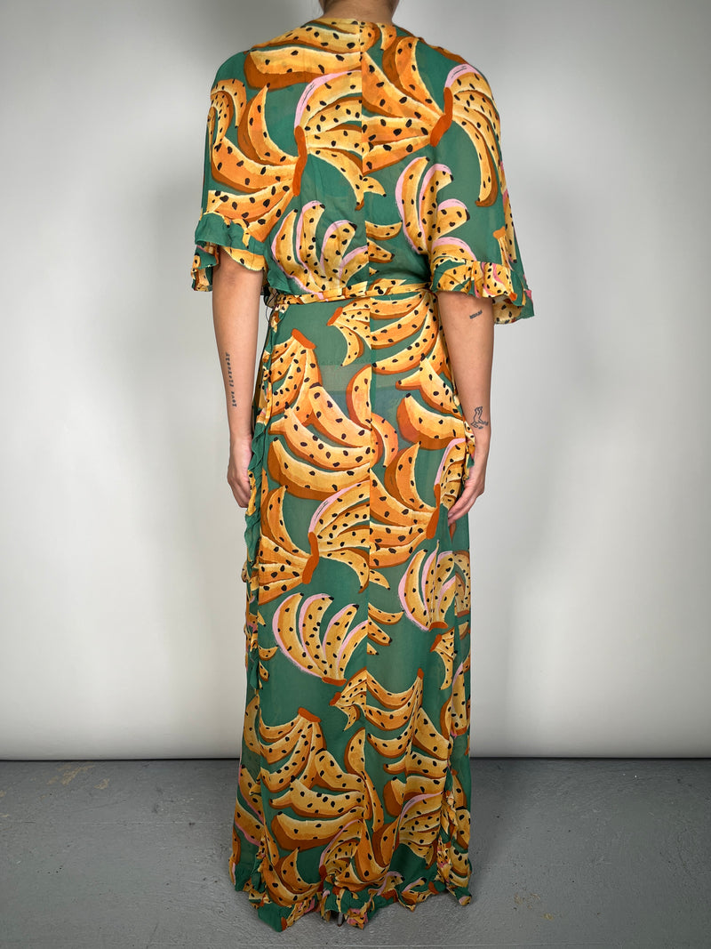 Vestido Wrap Viscosa