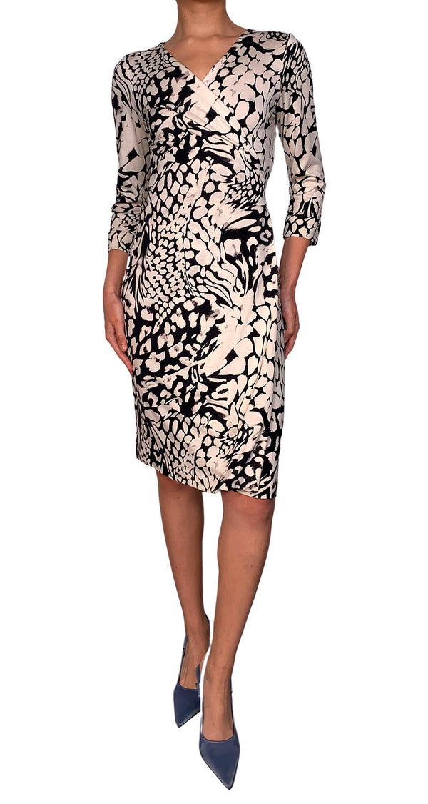 Vestido Wrap Seda