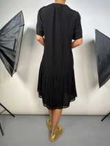 Vestido Negro Broderie