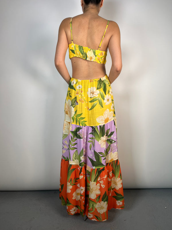 Vestido Longo Floral