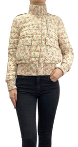 Parca Beige Flores