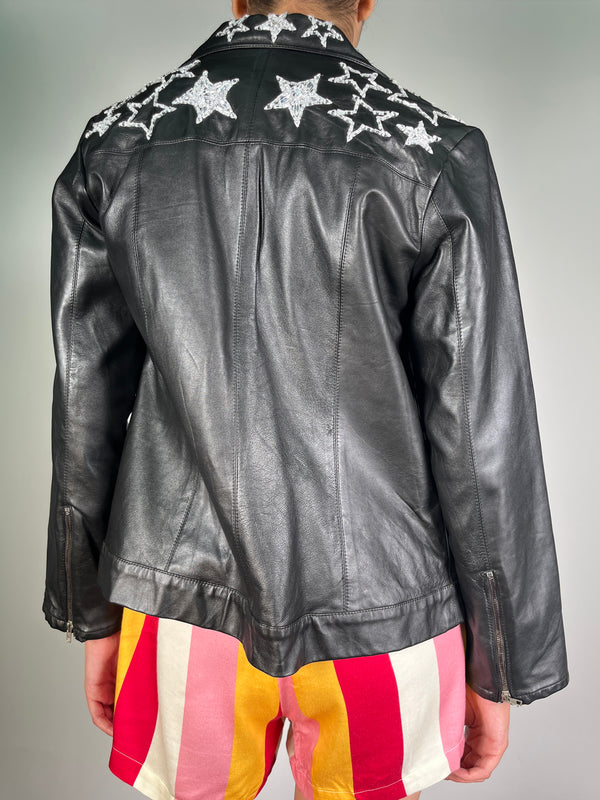 Chaqueta Stars Cuero